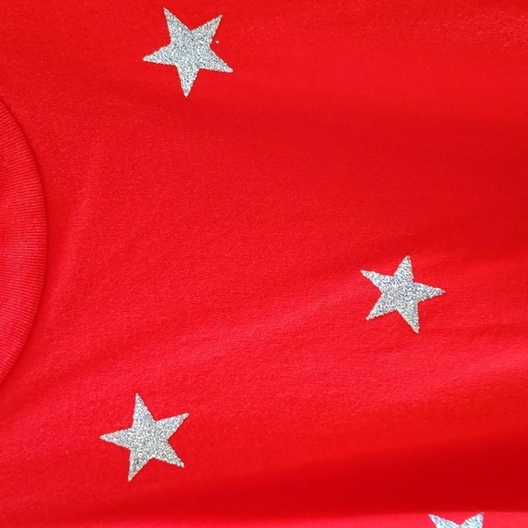 NWOT Victoria’s Secret PINK Red & Silver Star Tank - Picture 5 of 6